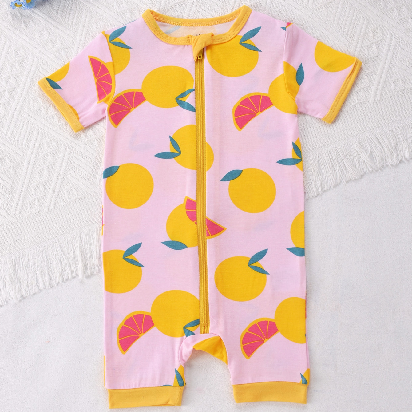 Bamboo Bodysuit Baby - Newborn Baby Bamboo Fiber Romper Pajamas