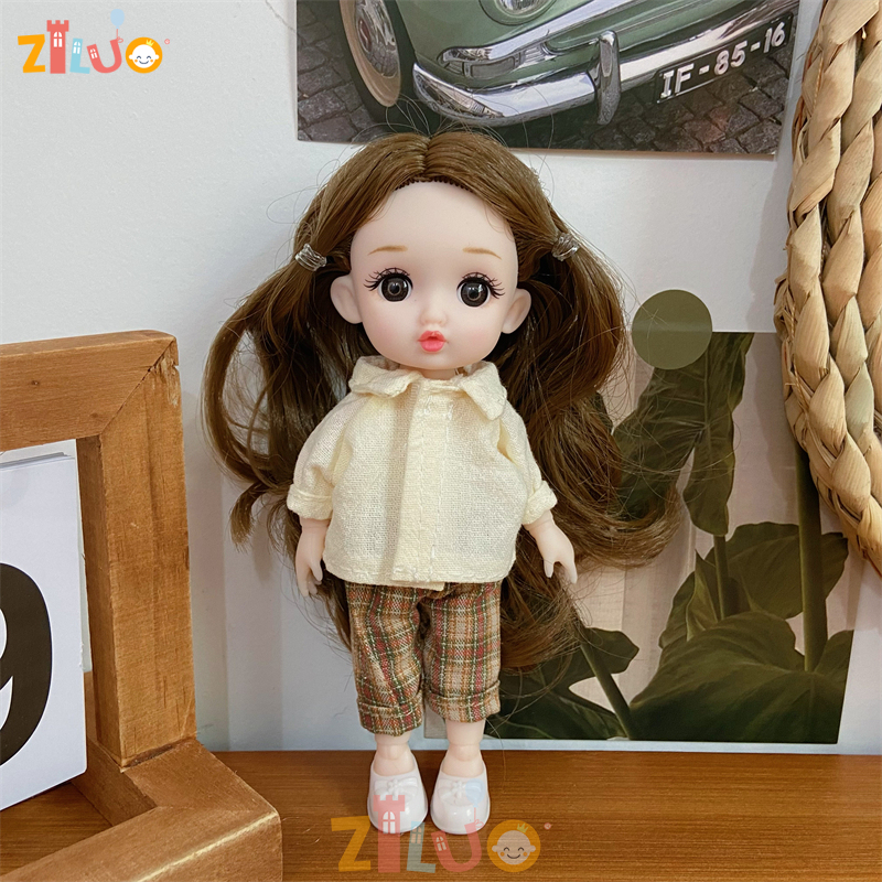 Baby Clothing Gifts - 1/8 BJD Doll 16cm Dolls Munecas