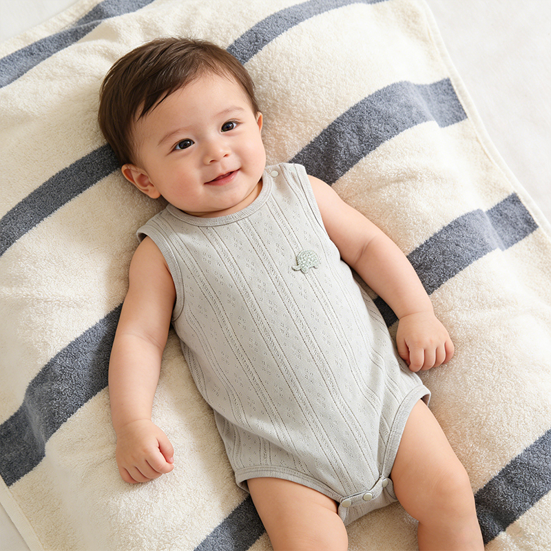 Bamboo Bodysuit Baby - Pure Cotton Baby Romper Sleeveless Newborn