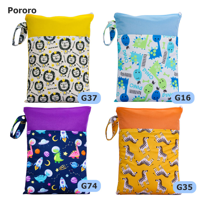 Baby Clothing Storage - Pororo baby Reusable diaper bag mommy