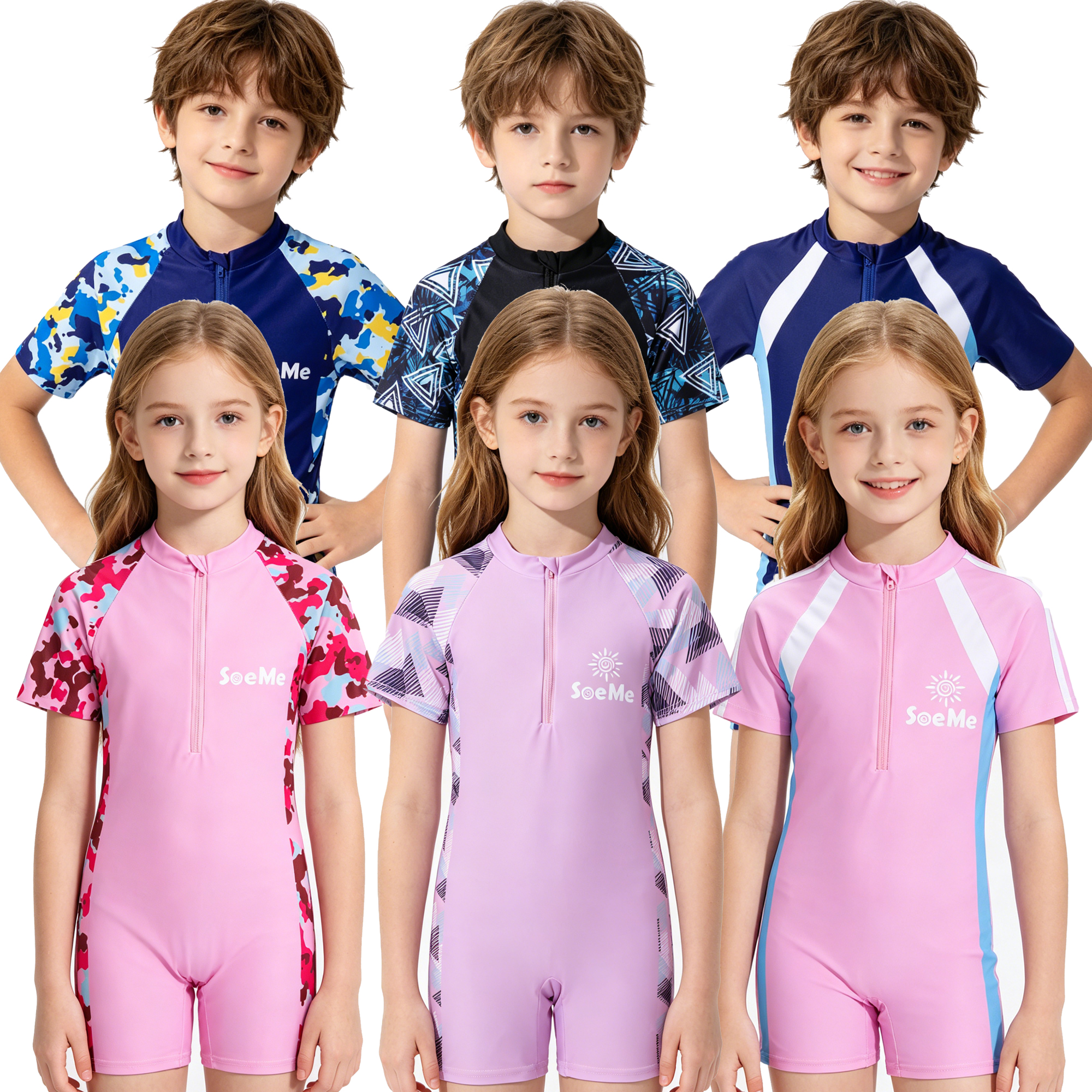 Baby Clothing Bundles - One Piece Girls Swimwear Fashion Sun