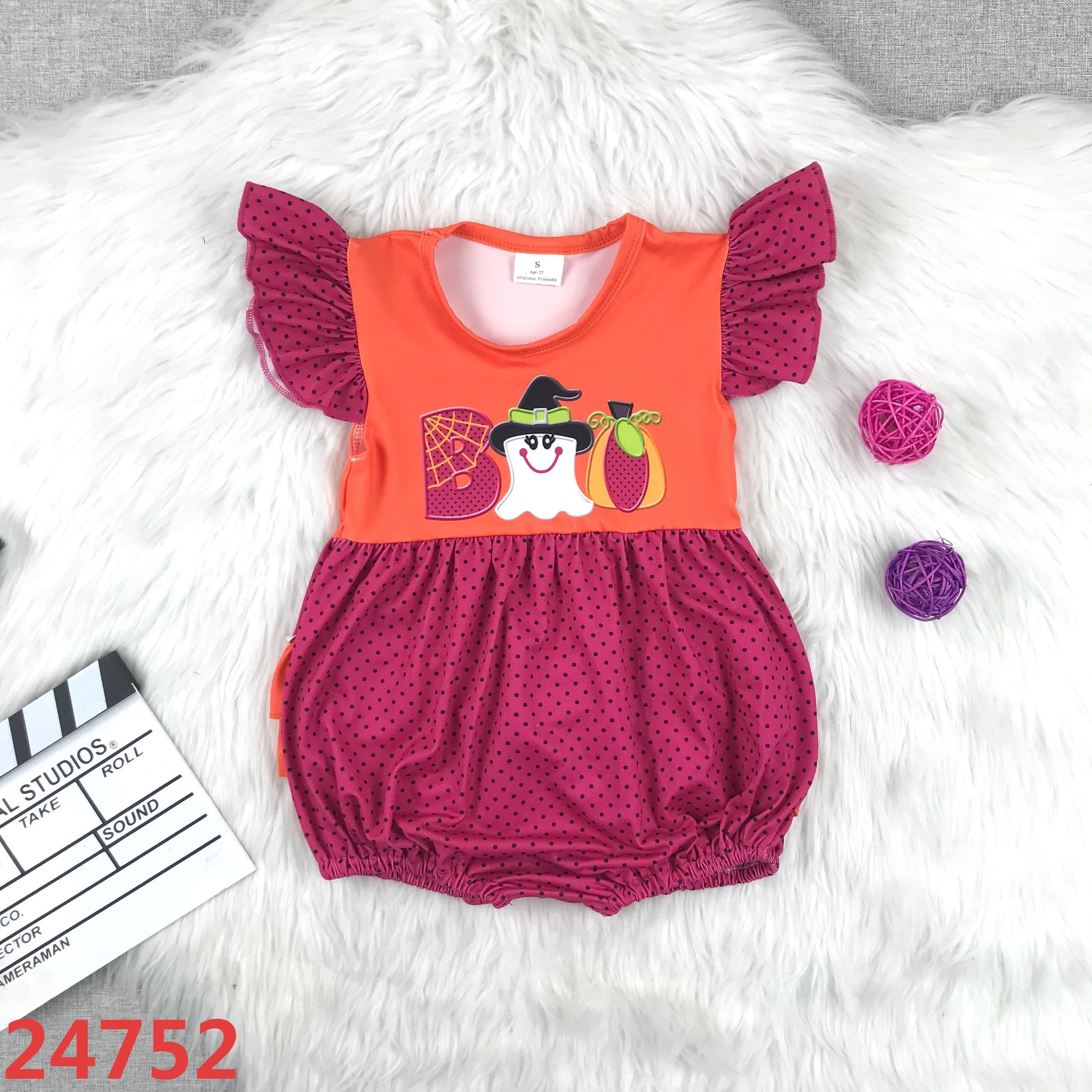 Bamboo Bodysuit Baby - Infant Girl Flutter Bubble Rompers Newborn