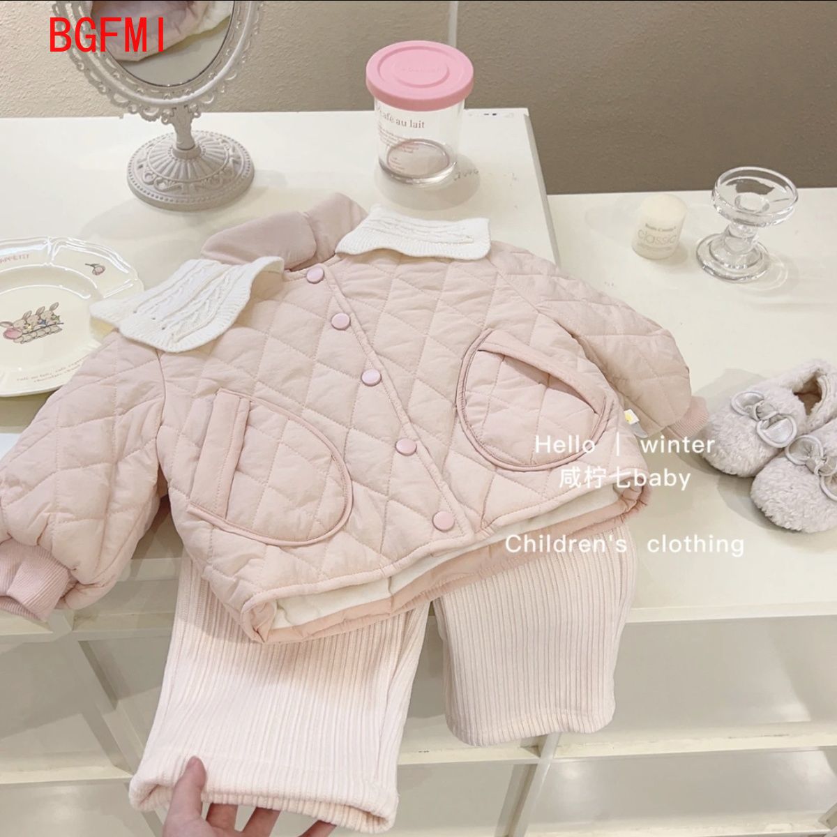 Girls Pink Velvet Inner Cotton - Baby Clothing Quilt recensione e prezzo