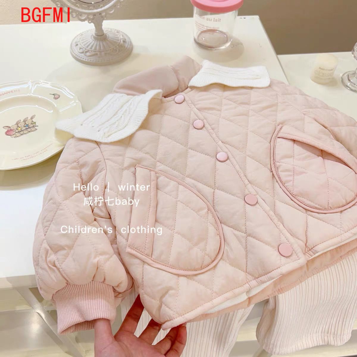 Girls Pink Velvet Inner Cotton - Baby Clothing Quilt recensione e prezzo