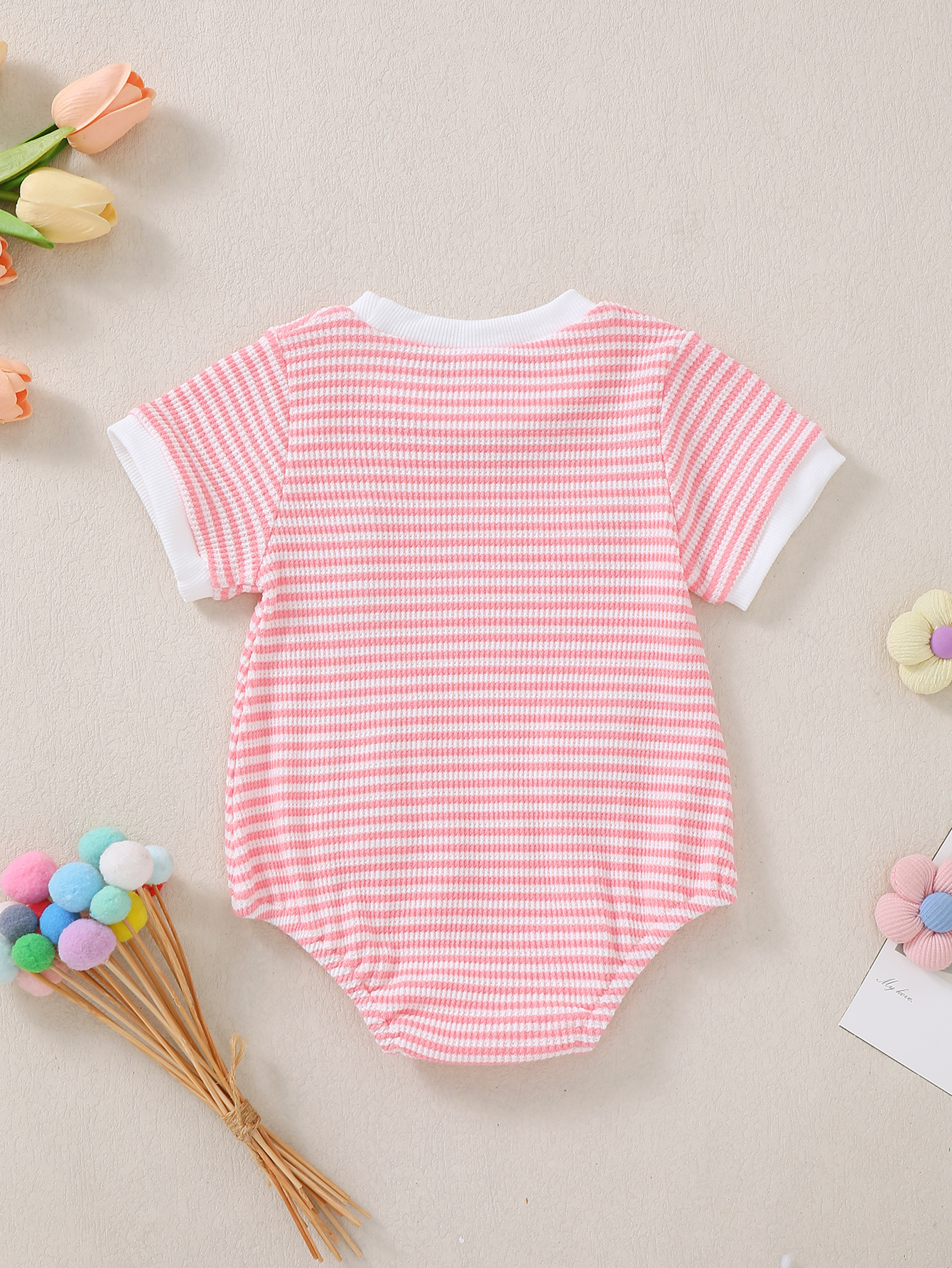 Baby Girl Summer Pink Stripes  - Baby Clothing Designer recensione e prezzo