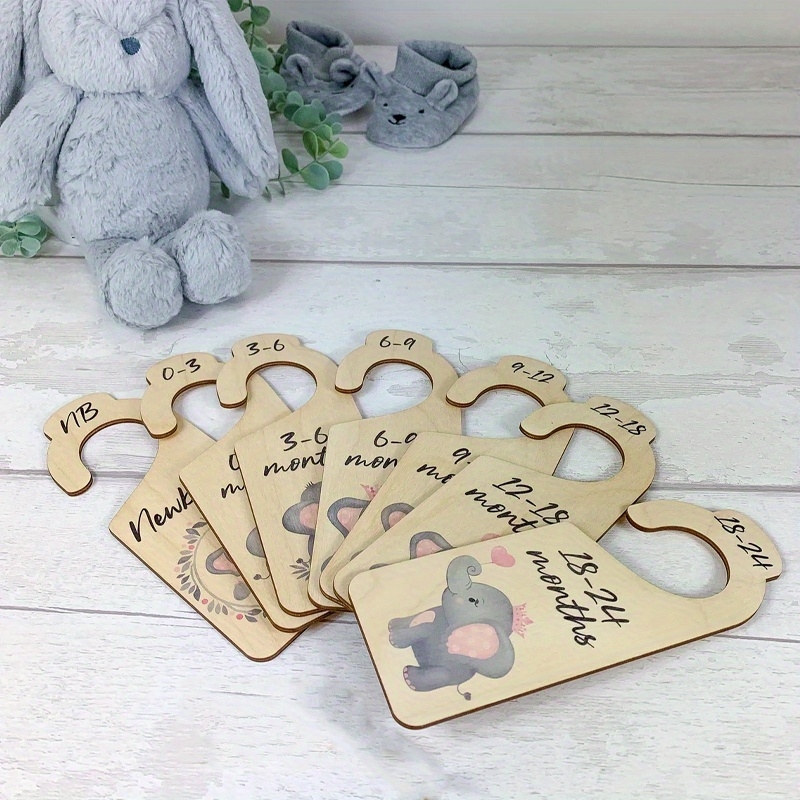 7pcs Wooden Baby Clothes Divid - Baby Clothes Organiser recensione e prezzo