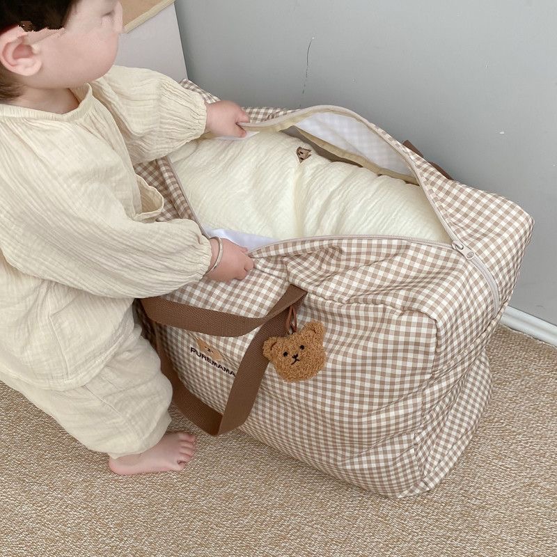 Cotton Fabric Storage Bag for  - Baby Clothing Quilt recensione e prezzo