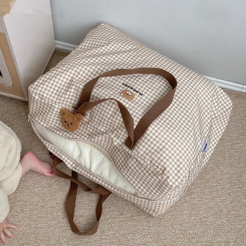 Cotton Fabric Storage Bag for  - Baby Clothing Quilt recensione e prezzo