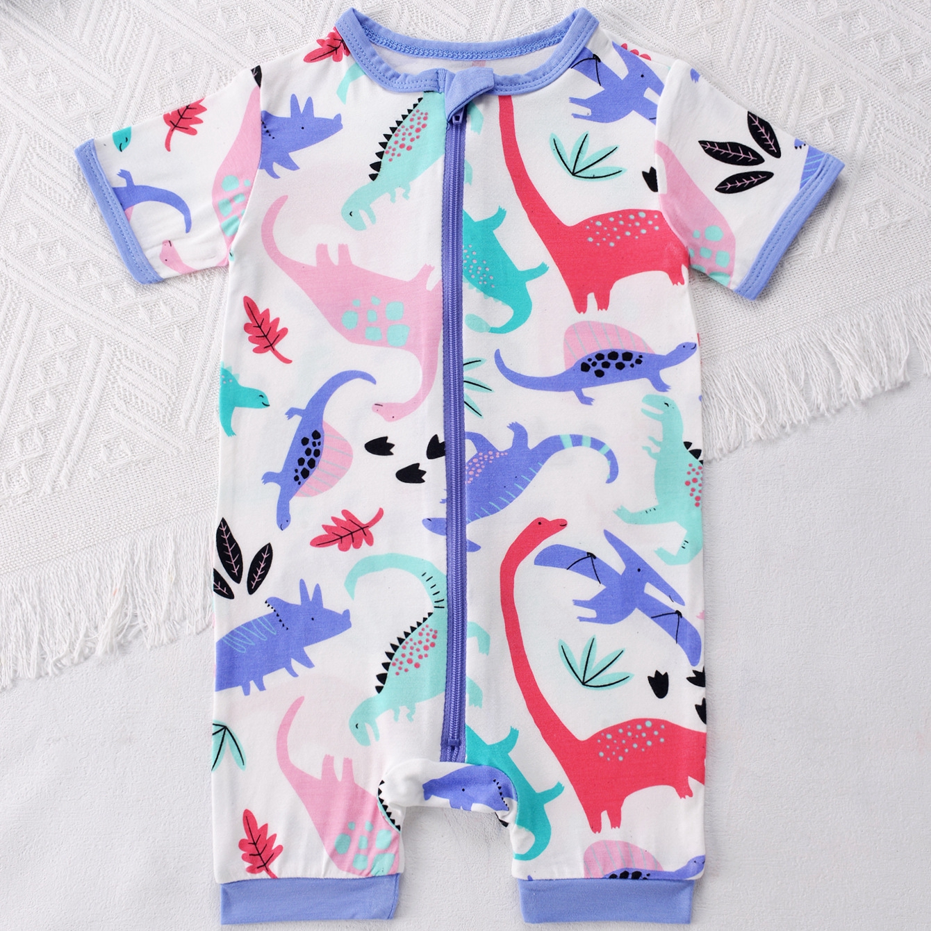Newborn Baby Bamboo Fiber Romp - Bamboo Bodysuit Baby recensione e prezzo