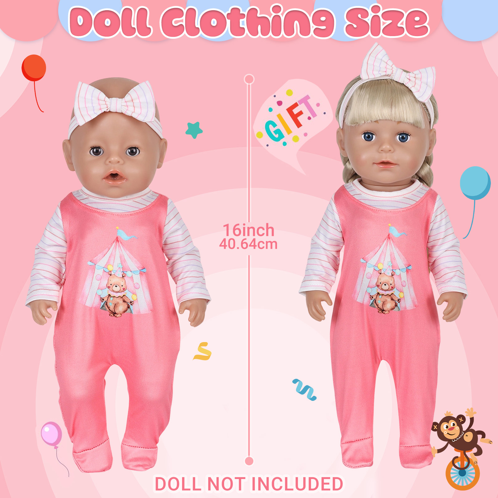 Doll Clothes for 16-18inch 40- - Baby Clothing Gifts recensione e prezzo