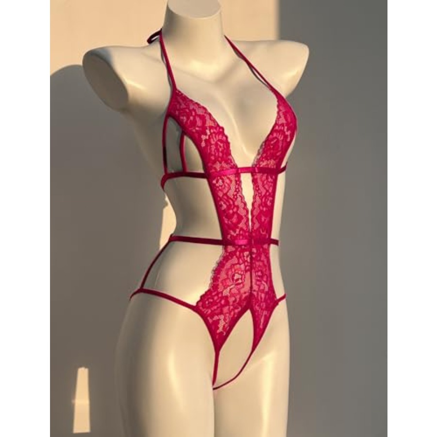 Avidlove Women Deep V Halter L - Bamboo Bodysuit Baby recensione e prezzo