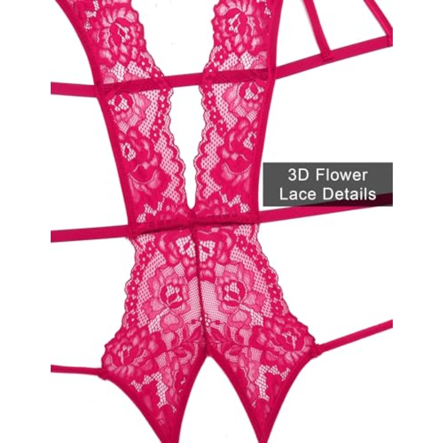 Avidlove Women Deep V Halter L - Bamboo Bodysuit Baby recensione e prezzo