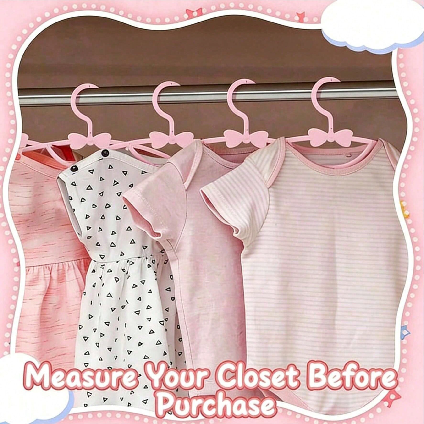 10pcs Plastic Baby Hangers Wit - Baby Clothing Storage recensione e prezzo