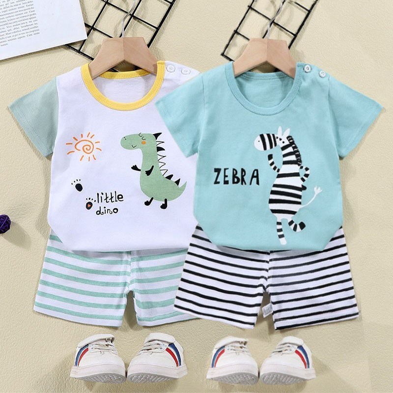 Cotton Tees+Shorts 2-piece Tra - Baby Clothing Bundles recensione e prezzo