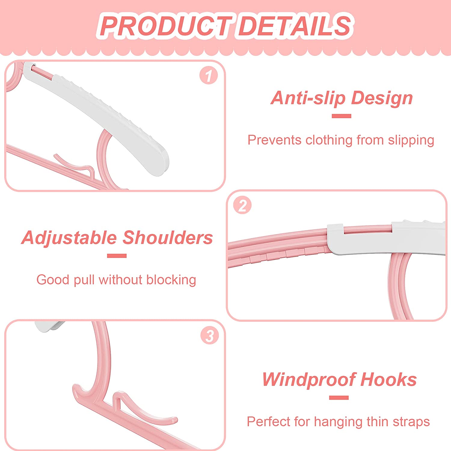 UNTIOR Non-slip Baby Clothes H - Baby Clothes Organiser recensione e prezzo