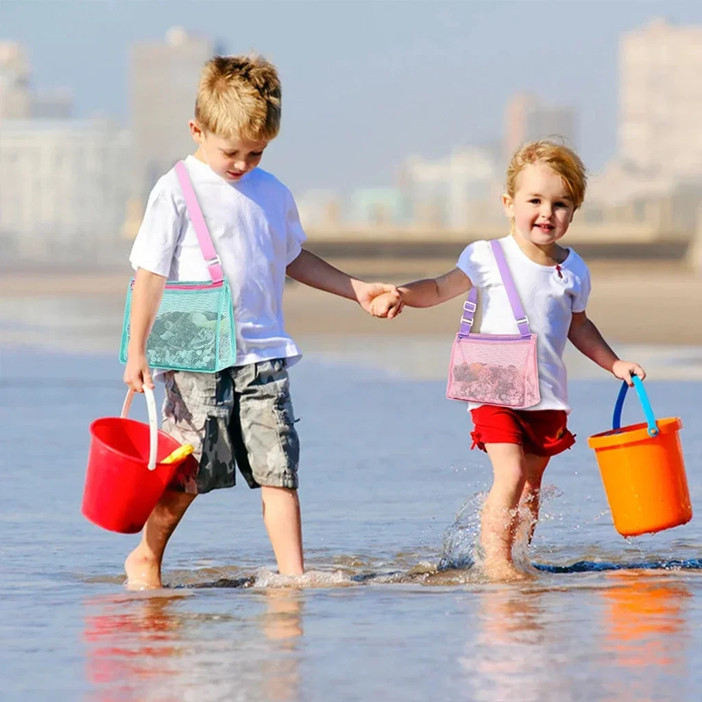 Outdoor Beach Mesh Bag Childen - Baby Clothes Organiser recensione e prezzo
