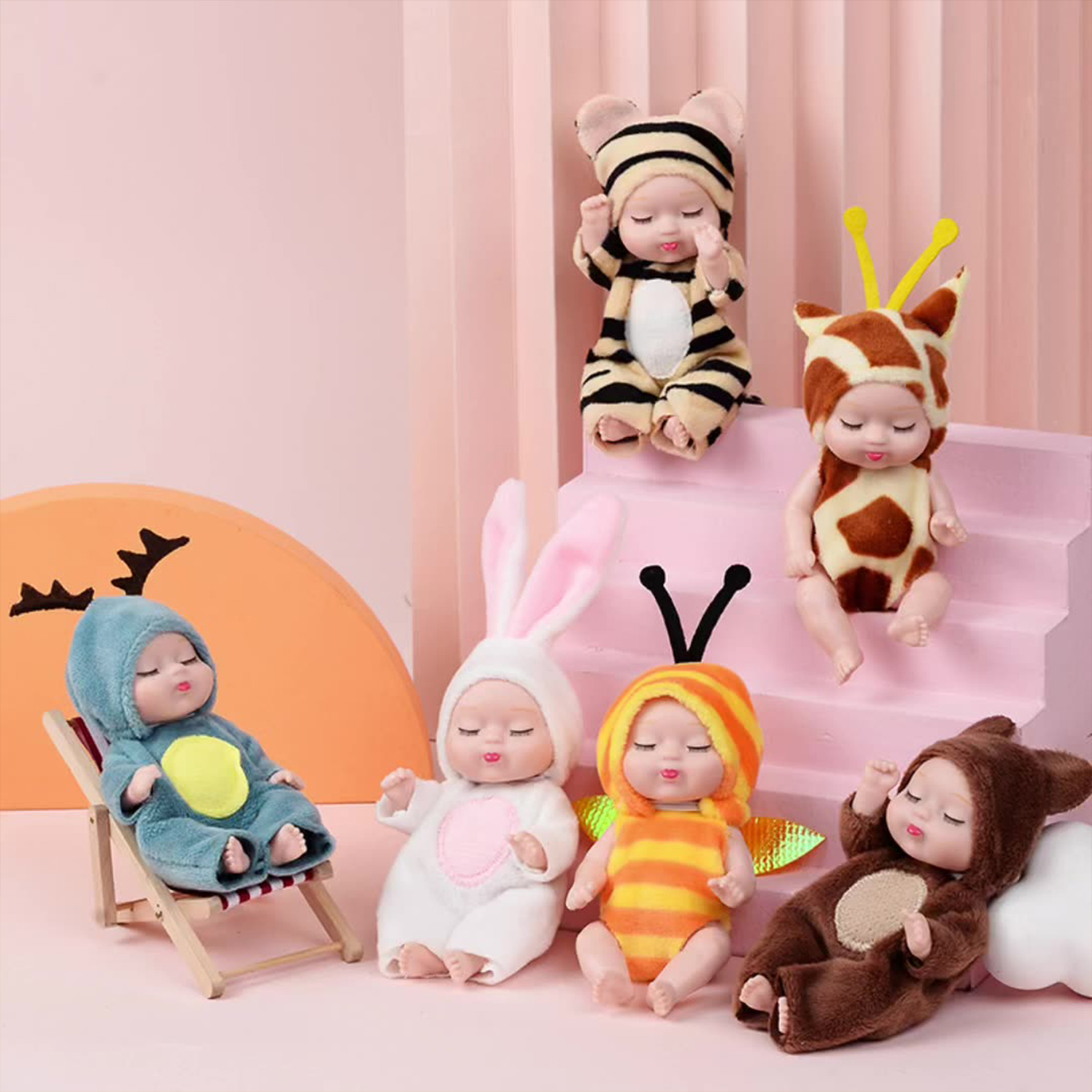 1/6PCS Mini Newborn Doll Rebir - Baby Clothing Gifts recensione e prezzo