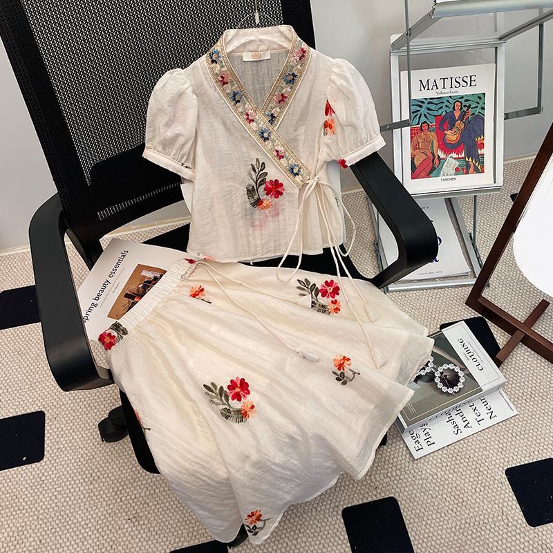 2024 Summer Girls Set Short Sk - Baby Clothing Bundles recensione e prezzo