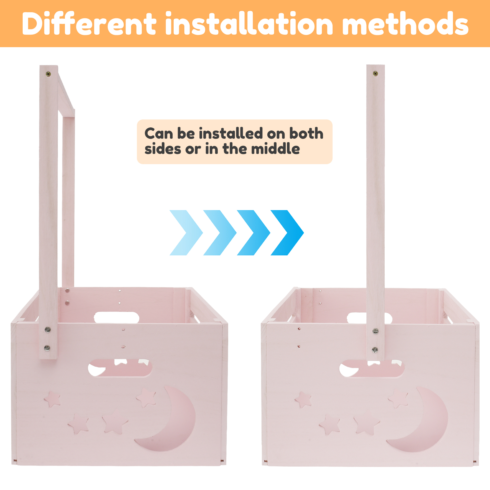 Wood Baby Shower Storage Baske - Baby Clothing Storage recensione e prezzo