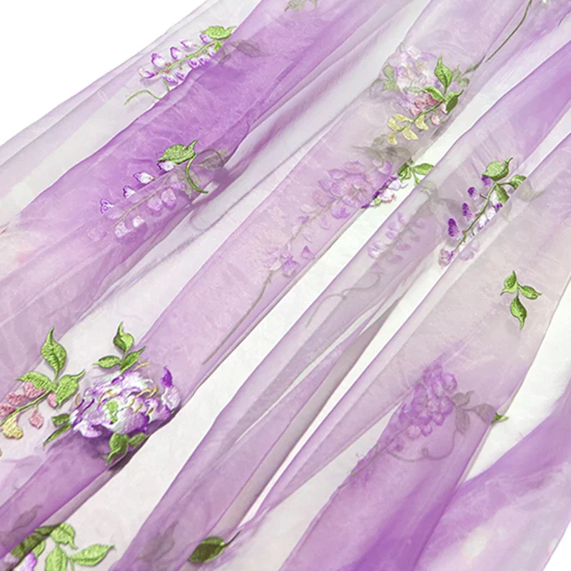 Wisteria Embroidery Fabric DIY - Baby Clothing Designer recensione e prezzo